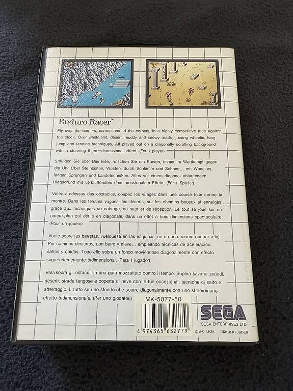 Giochi: Enduro Racer für Sega Master System – Usato da Bäch SZ venduto da Retroandy 1