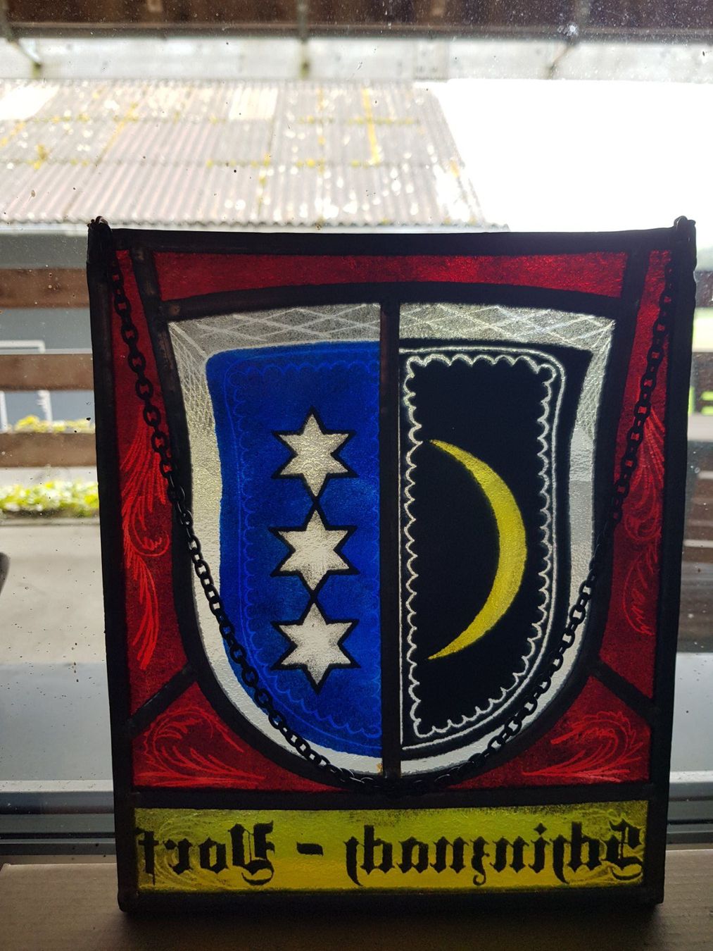 Sonstige Antiquitäten & Kunst: antike Wappenscheibe Schinznach Dorf Scheibe Glas – Gebraucht aus Walterswil BE von Lonitti 4