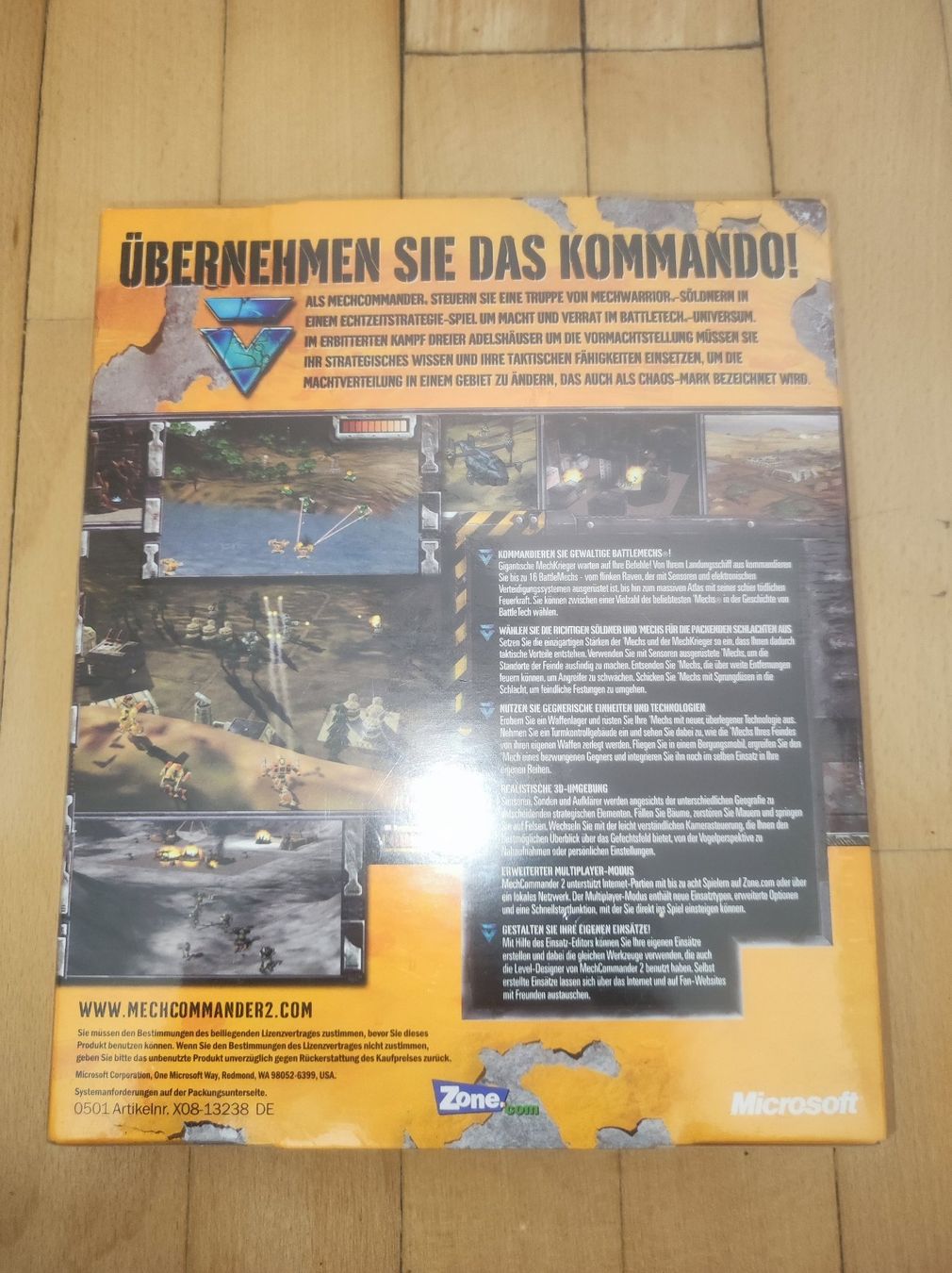 Spiele: Mech Commander 2 PC New (ungeöffnet) – Neu und originalverpackt aus Zürich von  2