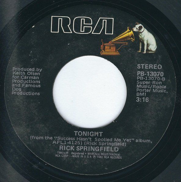 Vinyles: Springfield Rick: Don't Talk To Strangers 7" – D'occasion à Steinhausen par Vilivinili 1