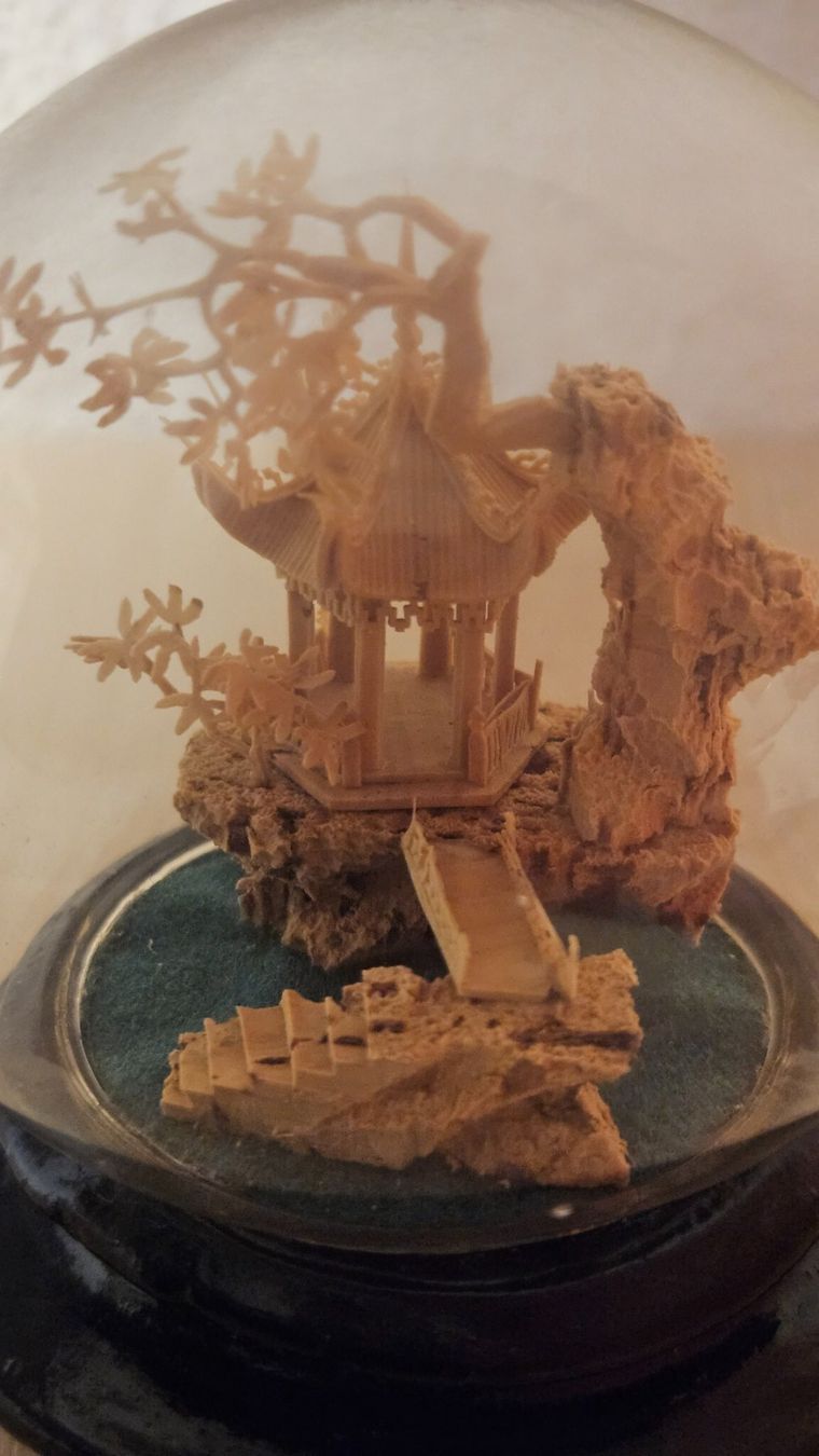 Tutte le decorazioni: Chinesische Korkbild-Schnitzerei – Usato da Jona venduto da ASMARADO 4