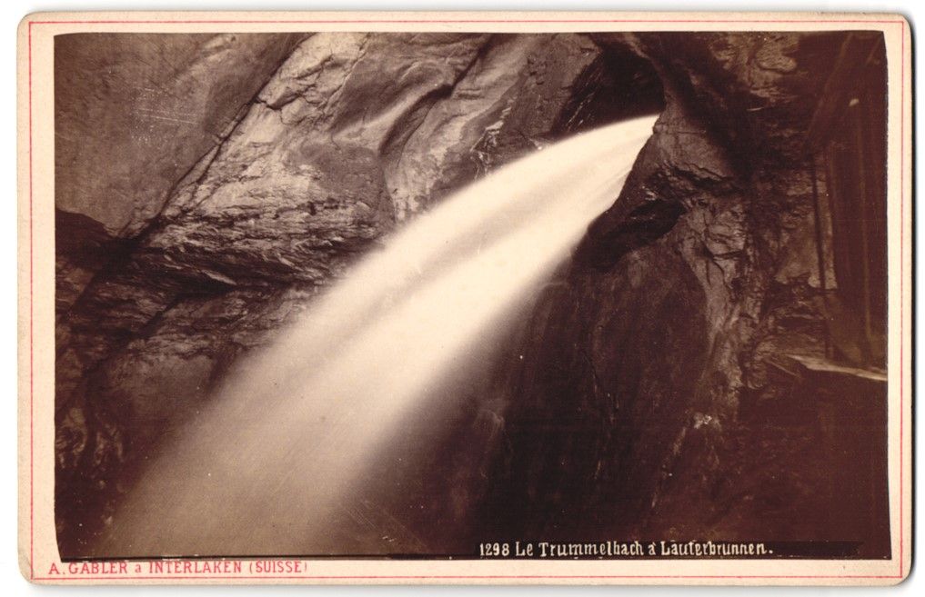 Fotografie & Manifesti: Fotografie Lauterbrunnen, Der Trummelbac – Usato da Berlin venduto da bartko-reher