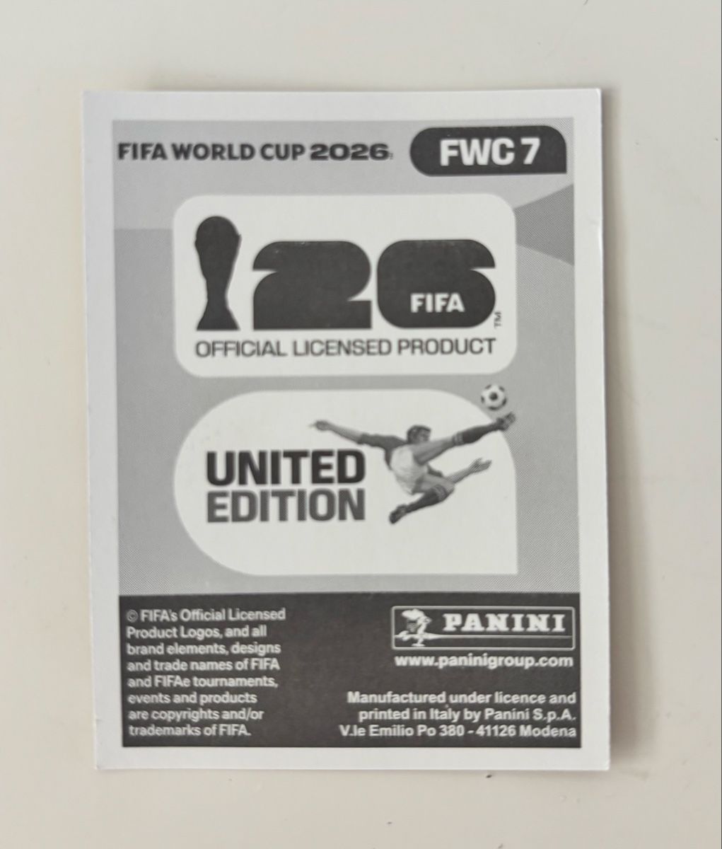 Panini Carte collezionabili: Panini FIFA 2026 - cup mex - FWC 7 – Nuovo e nell'imballaggio originale da Chêne-Bougeries venduto da CeliaMate 1