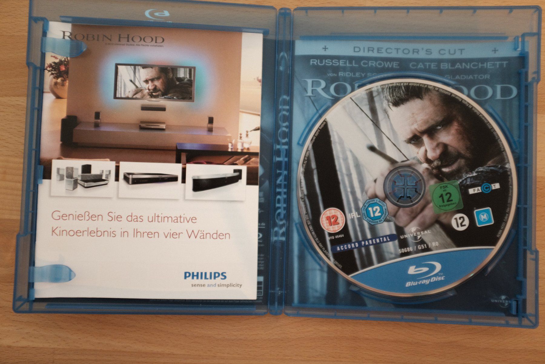 Tutti i DVDs: Robin Hood 2010 Blu-Ray – Nuovo (secondo la descrizione) da Biel/Bienne venduto da ludwigvanfreddie 2