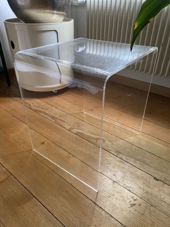 Tavoli: Table d'appoint design en acrylique transparent - Neuf! – Nuovo e nell'imballaggio originale da Morges venduto da M-Store 3