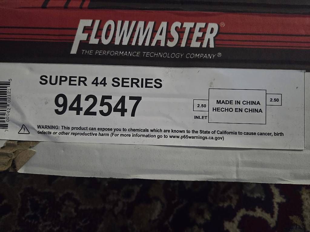 Sistemi di scarico: FLOWMASTER Super 44 Series 2.5" Muffler – Usato da Schwyz venduto da y91mifi 1