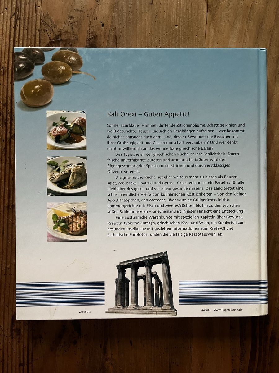 Libri: Kochbuch: Griechisch kochen - Vielfalt entdecken! – Usato da Brugg AG venduto da corkycanada 2