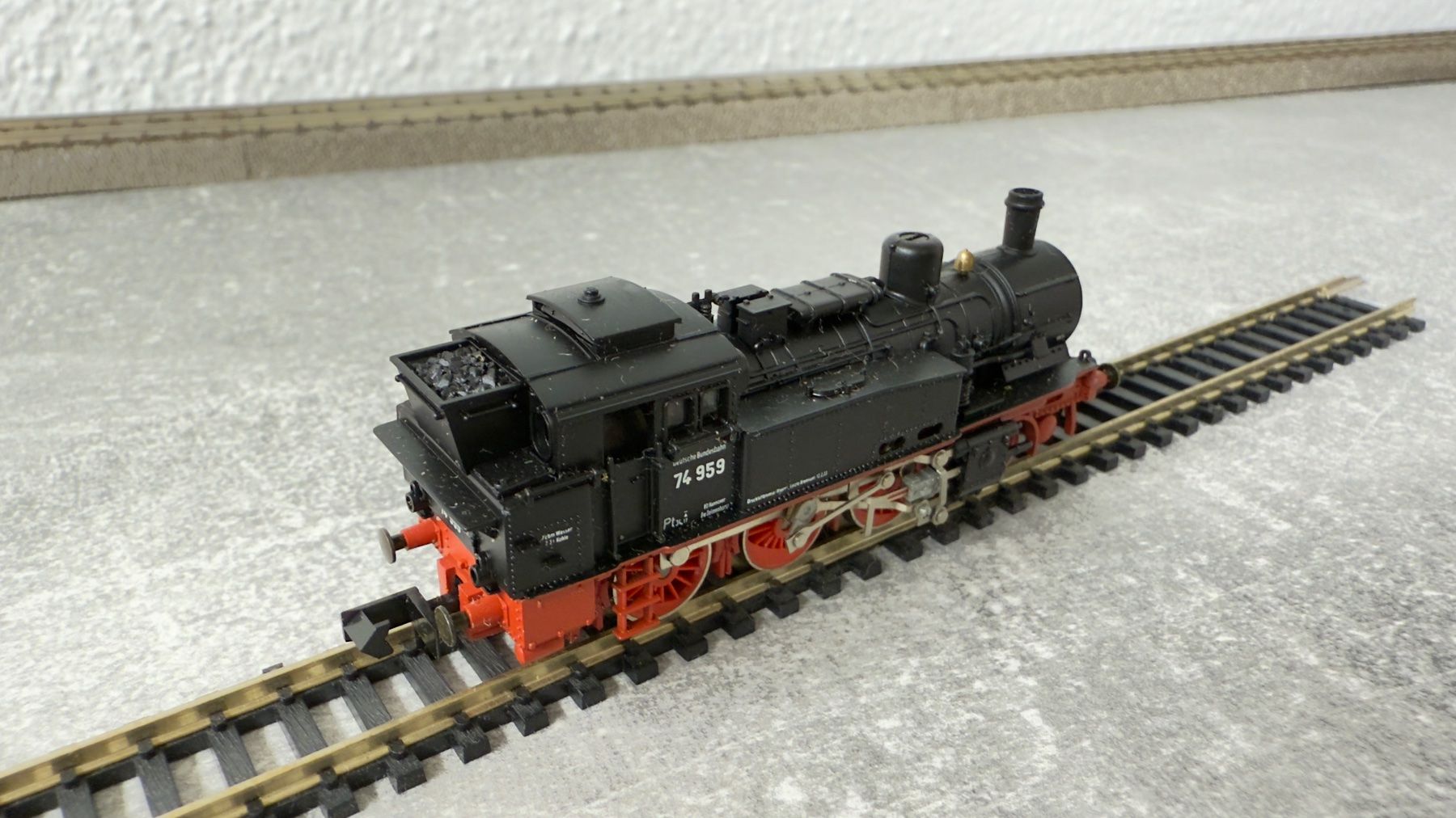 Arnold Modellini di ferrovie: Arnold DB Dampflokomotive 74959 Spur N – Usato da Windlach venduto da Kelebra 3
