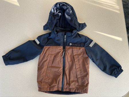 Kinder Jacke | Gr. 98/104 | H&M | Dunkelblau/Braun
