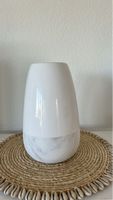 Vase weiss mit Marmoroptik