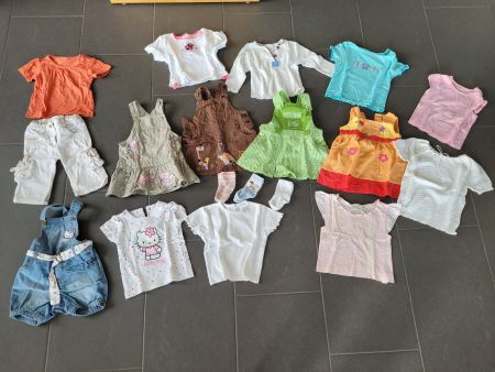 Kleiderset Gr. 68 Mädchen Sommer