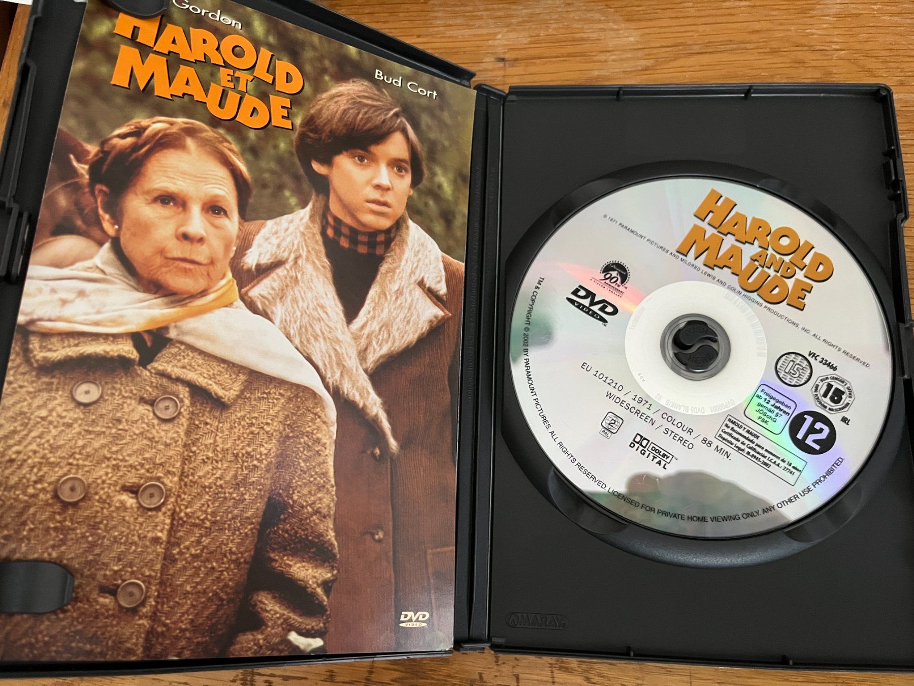 Tutti i DVDs: Harold et Maude (1971, DVD, ) – Usato da Vevey venduto da zecollector 2