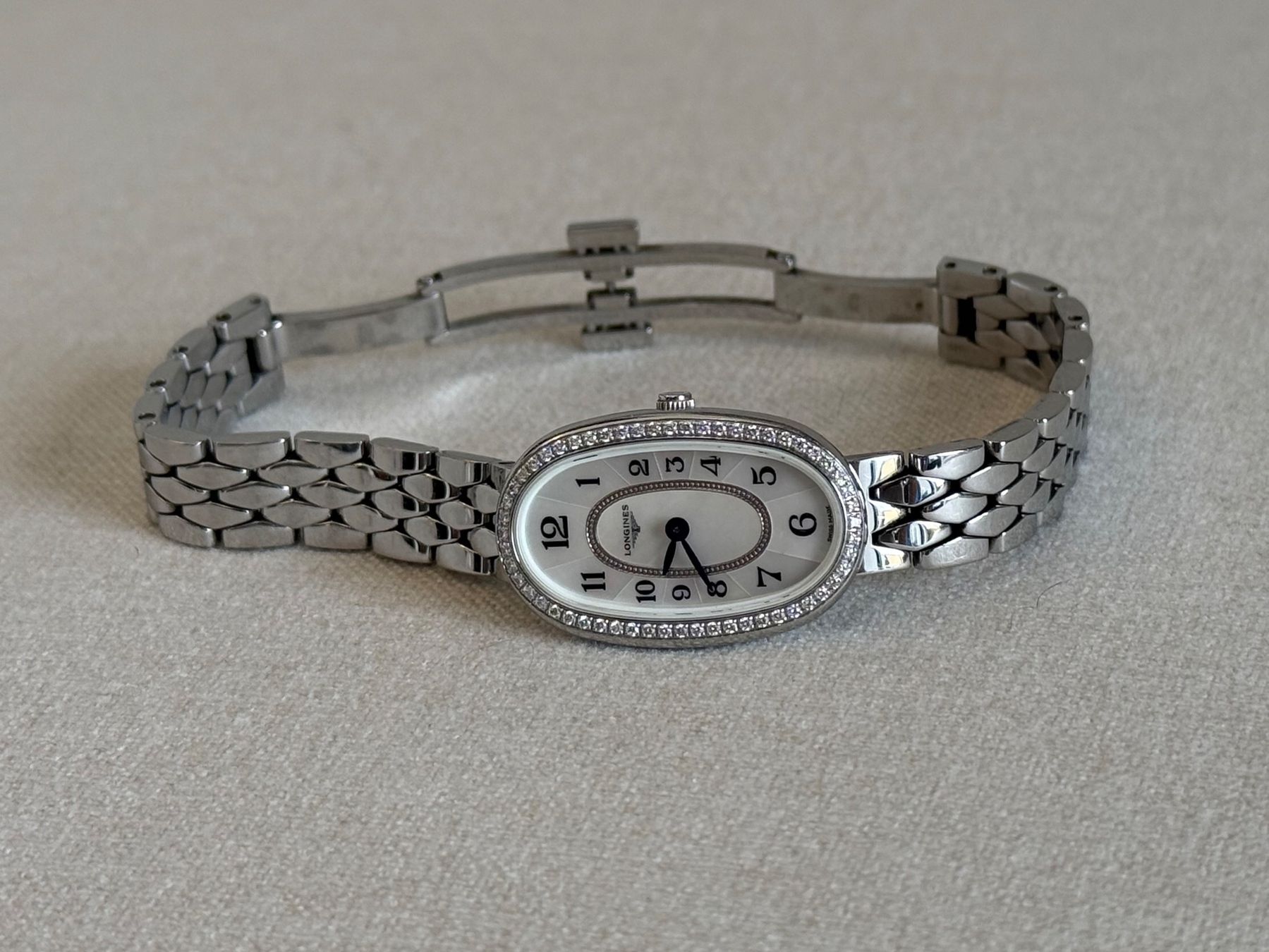 Longines Orologi: Longines Symphonette Diamant Damenuhr – Usato da Zug venduto da MOrg01 4