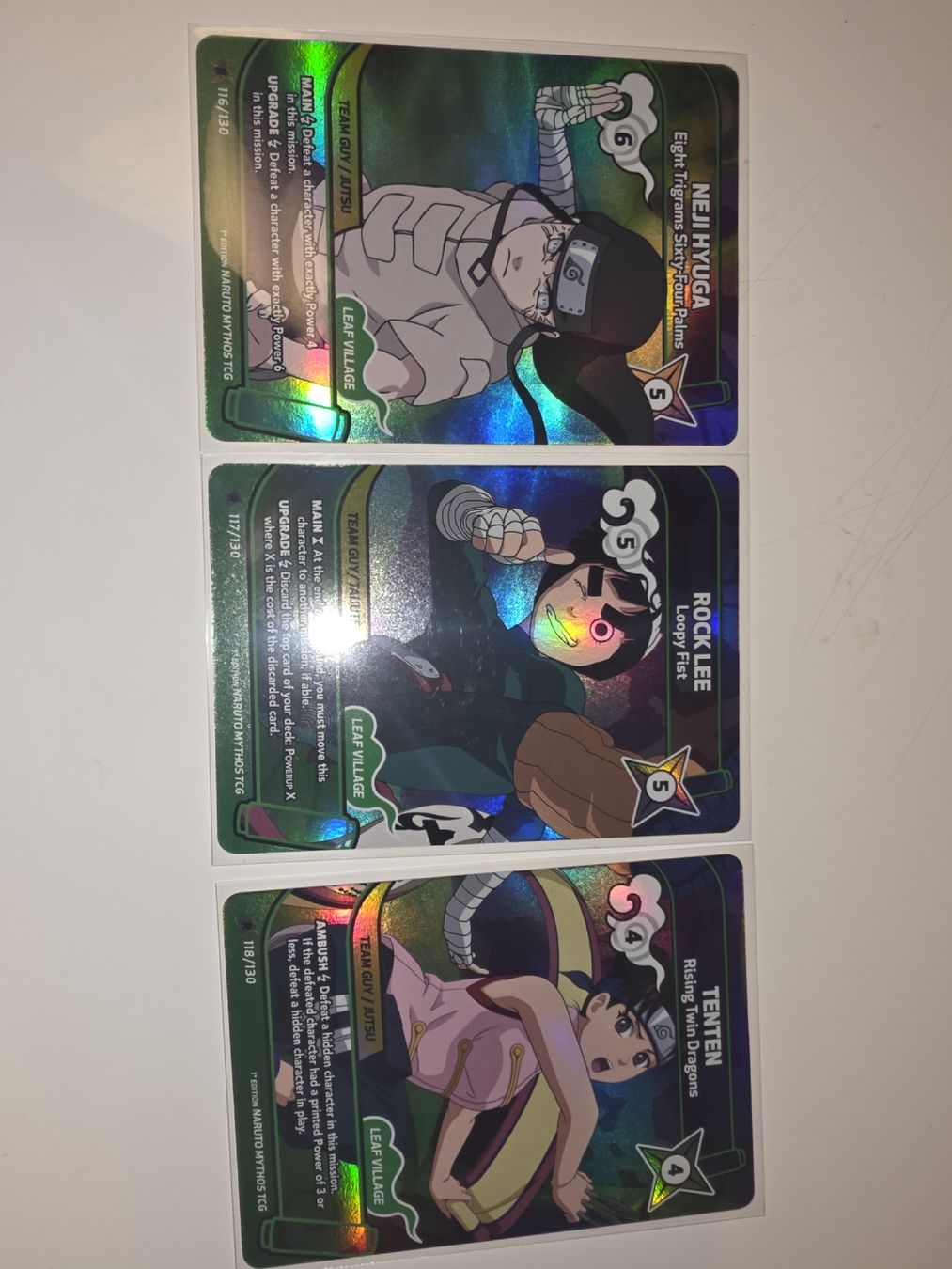 Sammelbilder & Trading cards: Naruto Mythos, first edition, Team 3 – Neu (gemäss Beschreibung) aus Emmenbrücke von Minato96