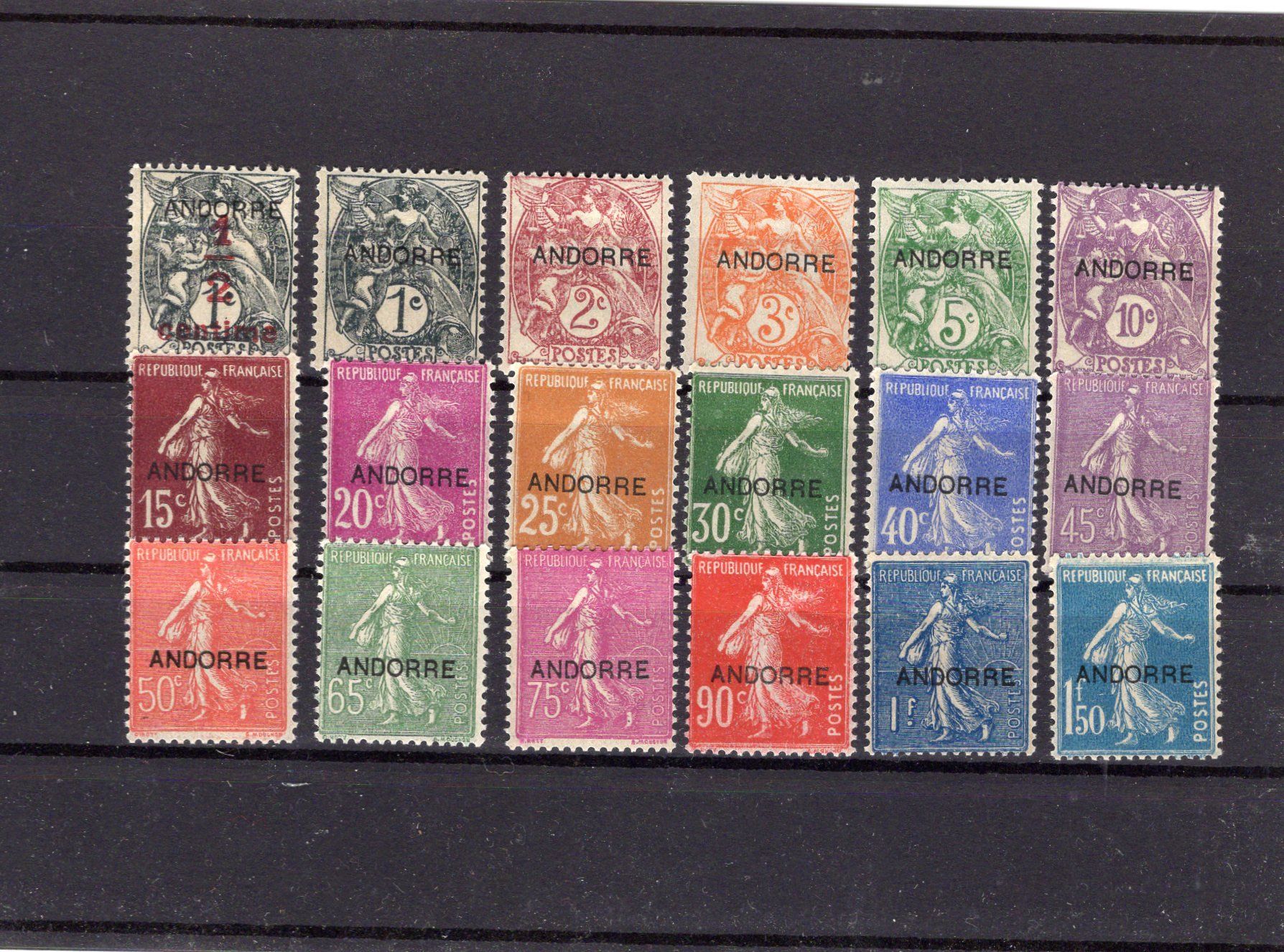 Tutti i francobolli: R5035  /  ANDORRE 1931 neufs X – Usato da Ste-Croix venduto da MONT-TAGNAC