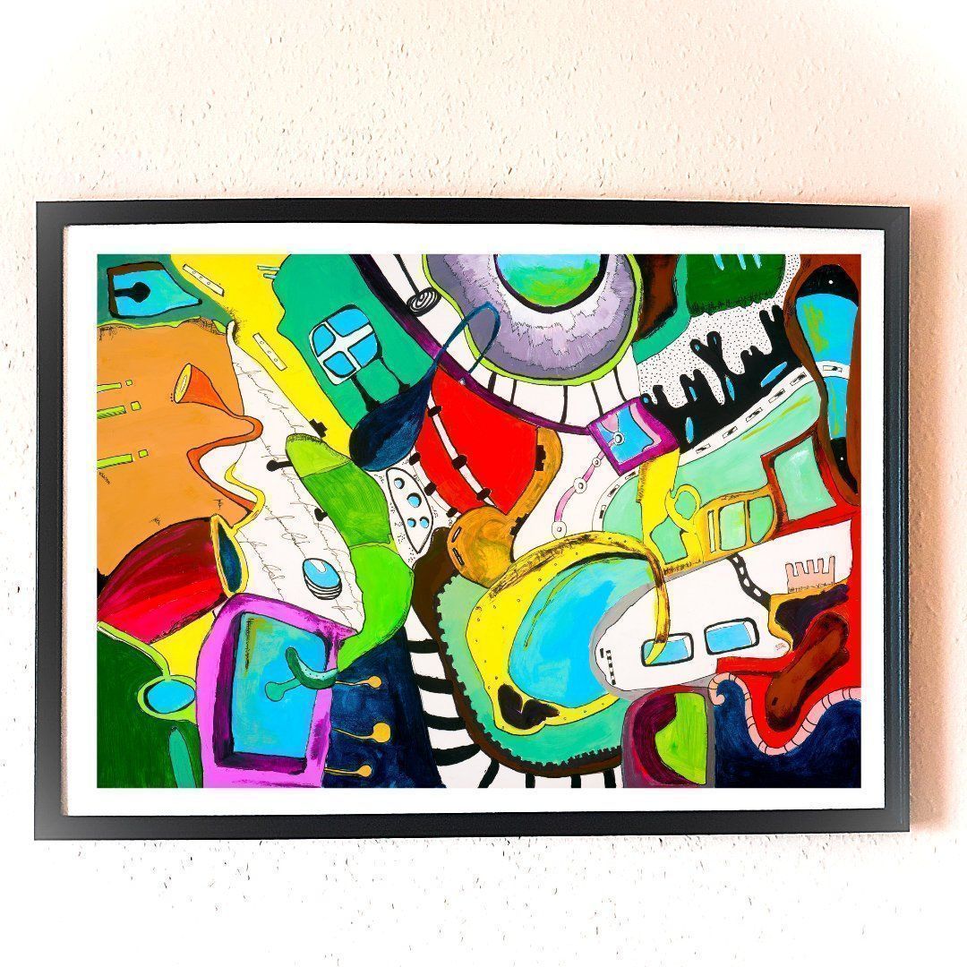 Gemälde: "Anna's Labyrinth" 50x70 cm – Neu und originalverpackt aus Kreuzlingen von eszanza 1
