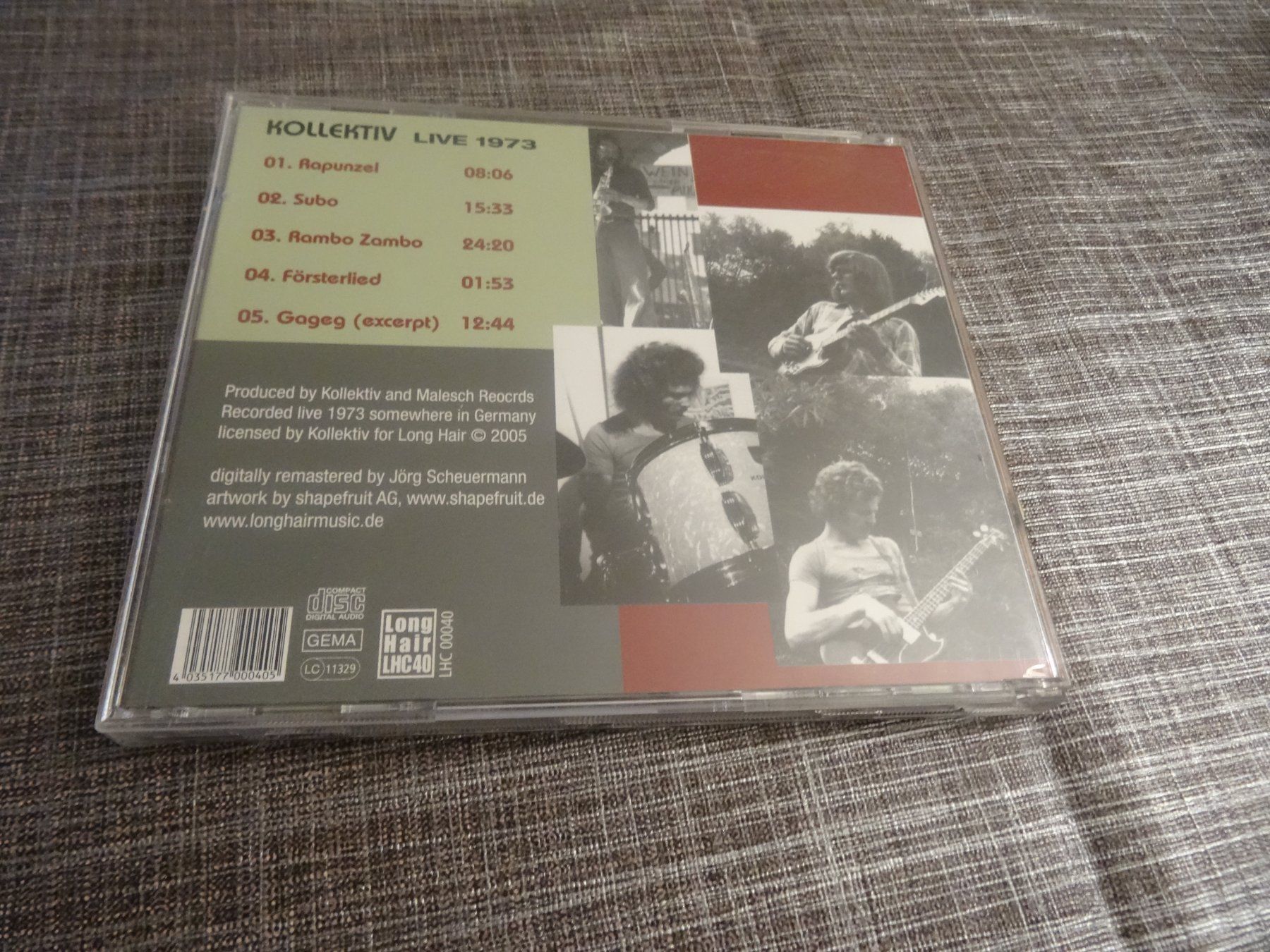 CD: Kollektiv - Live 1973 - CD – Usato da Olten venduto da Disc-Ausverkauf 1
