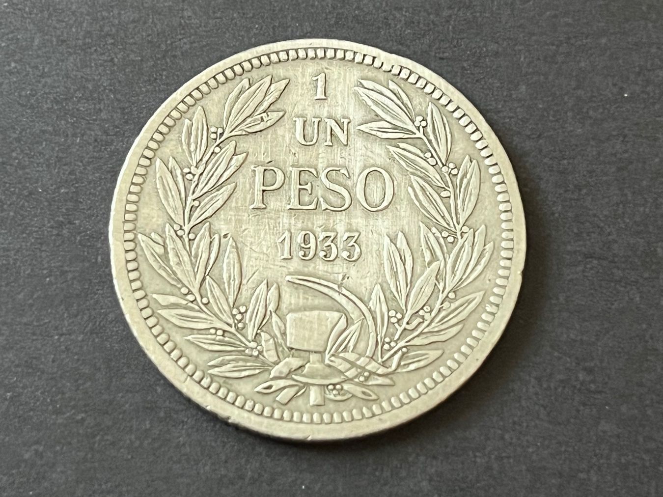 Alle Münzen: 1 Peso Chile 1933 Münze – Gebraucht aus Neuenhof von Mastermind-73