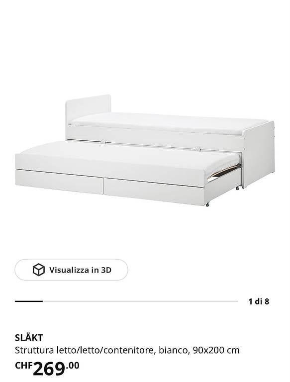 Letti: Letto singolo  – Usato da Paradiso venduto da dea_t9c2