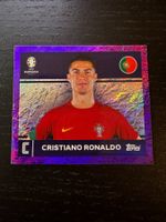 Cristiano Ronaldo Purple Sticker Topps EURO 2024 POR 2