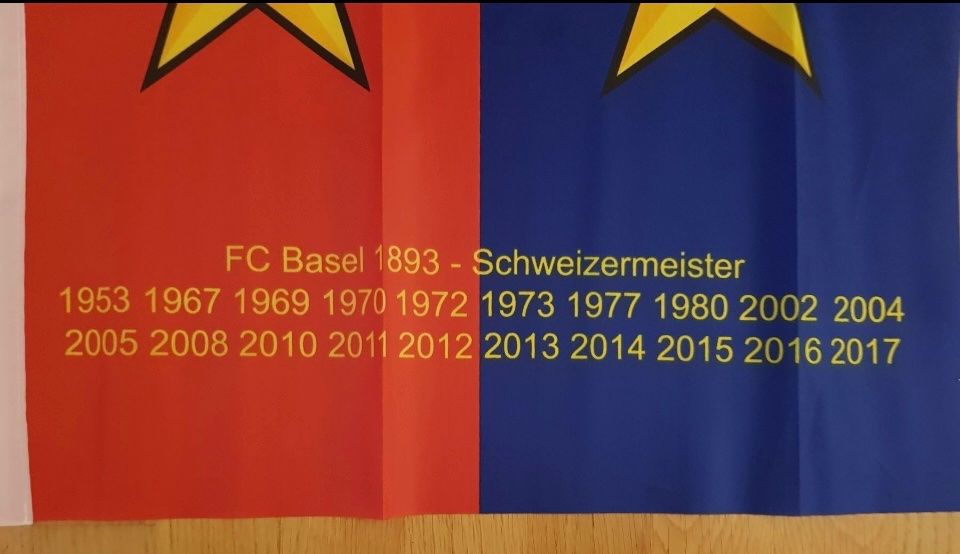 FC Basel Fahnen: FC Basel Fahne 20. Titel stärnstund – Gebraucht aus Emmenbrücke von Herzog07 3