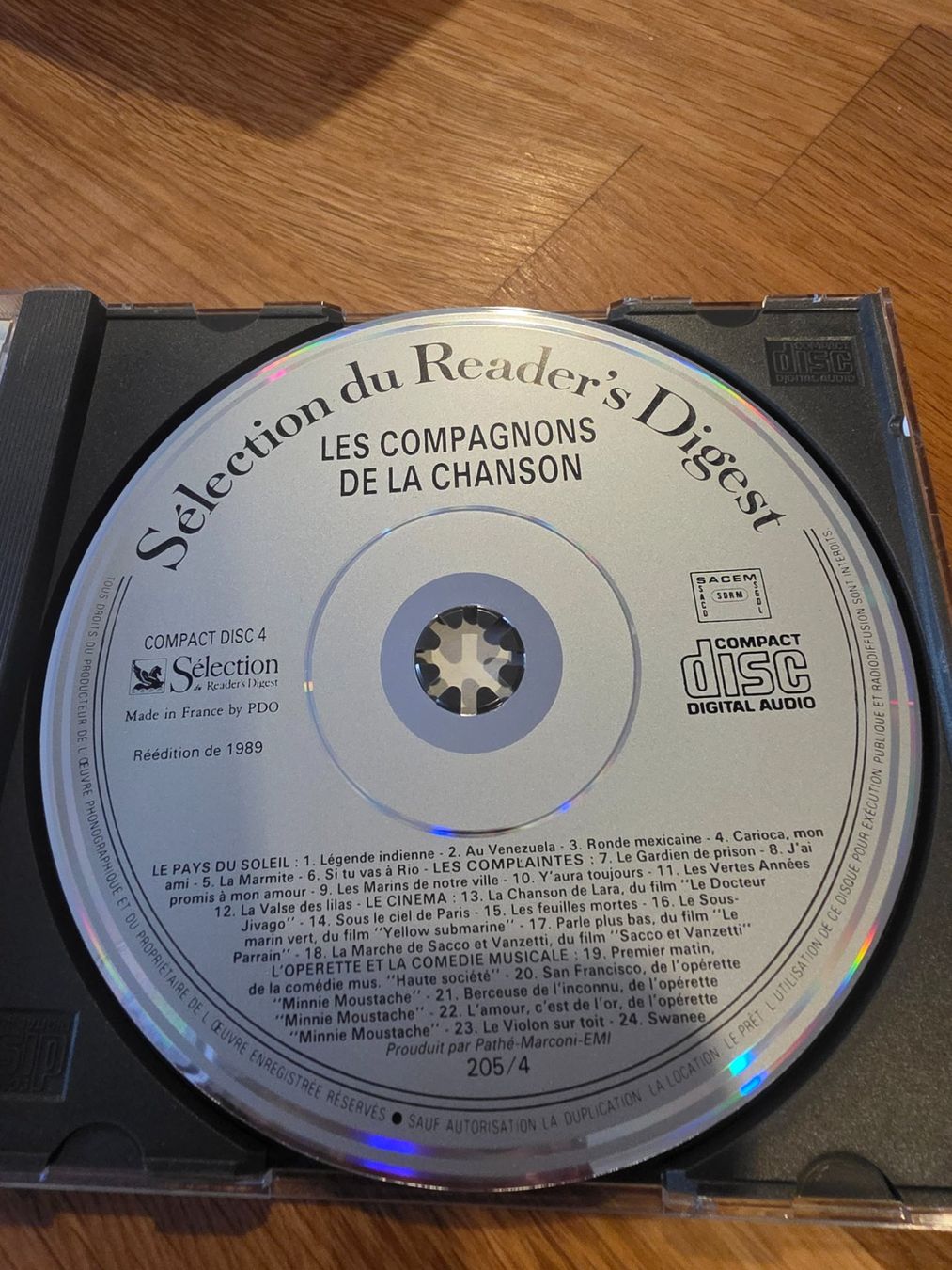 CD: Les compagnons de la chanson N°4 – Usato da Cudrefin venduto da sebou05 1