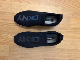 DKNY Turnschuhe Damen Schwarz Grösse 38 guter Zustand
