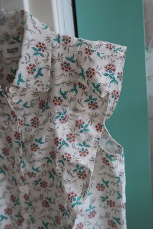 Claudie Pierlot blouse avec lin/Bluse mit Leinen - 38 - NEU