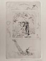 Exlibris Eduard Winkler - Original Radierung signiert