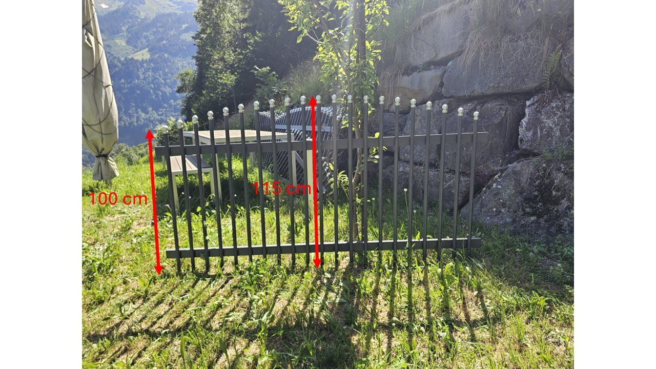 Fendivista: Alu Zaun Elemente für ca. 45 Meter Zaun – Usato da Engi venduto da strange.monkey 7