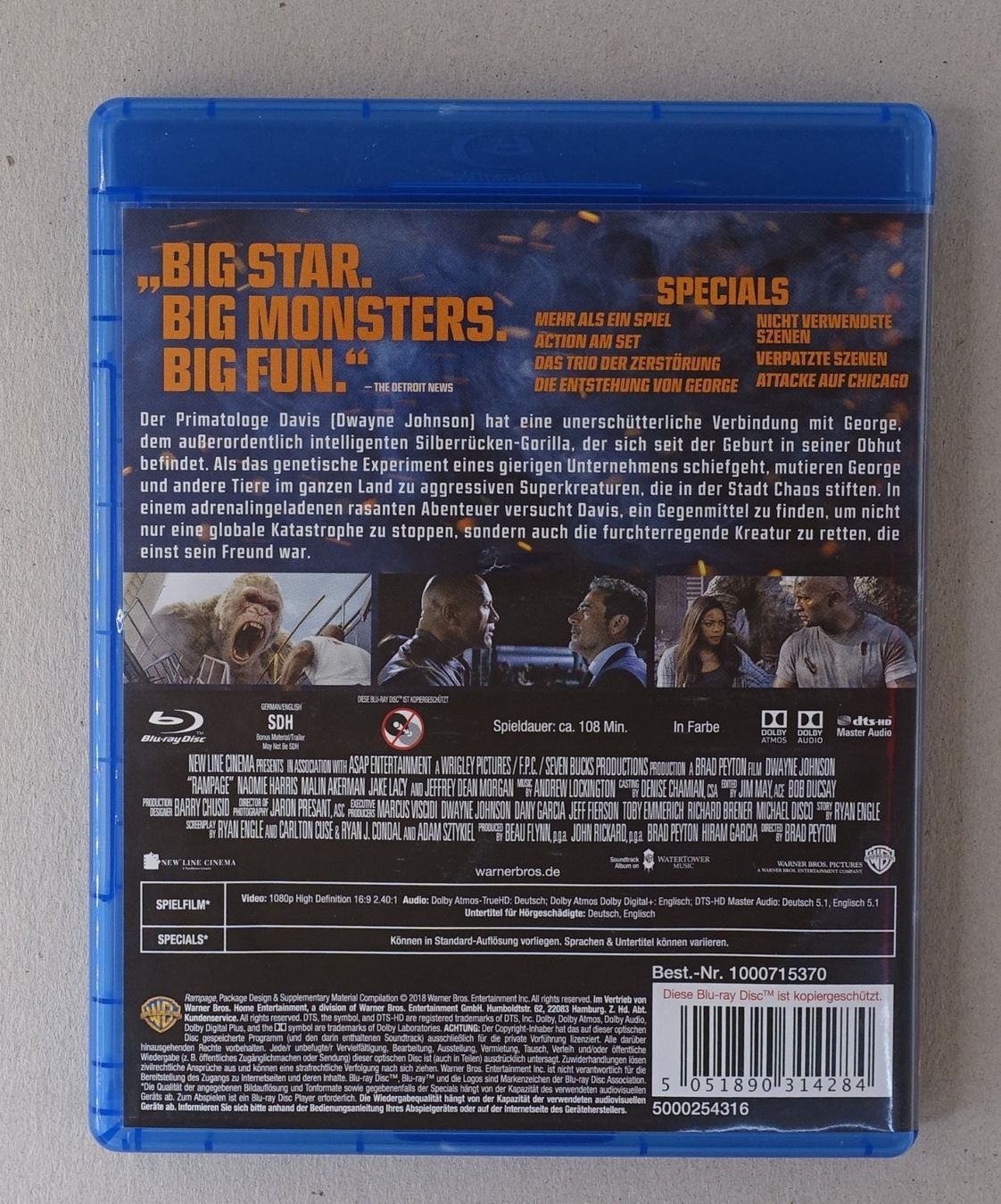 Alle DVDs: Rampage: Big Meets Bigger – Gebraucht aus Sessa von fraenklishop 1