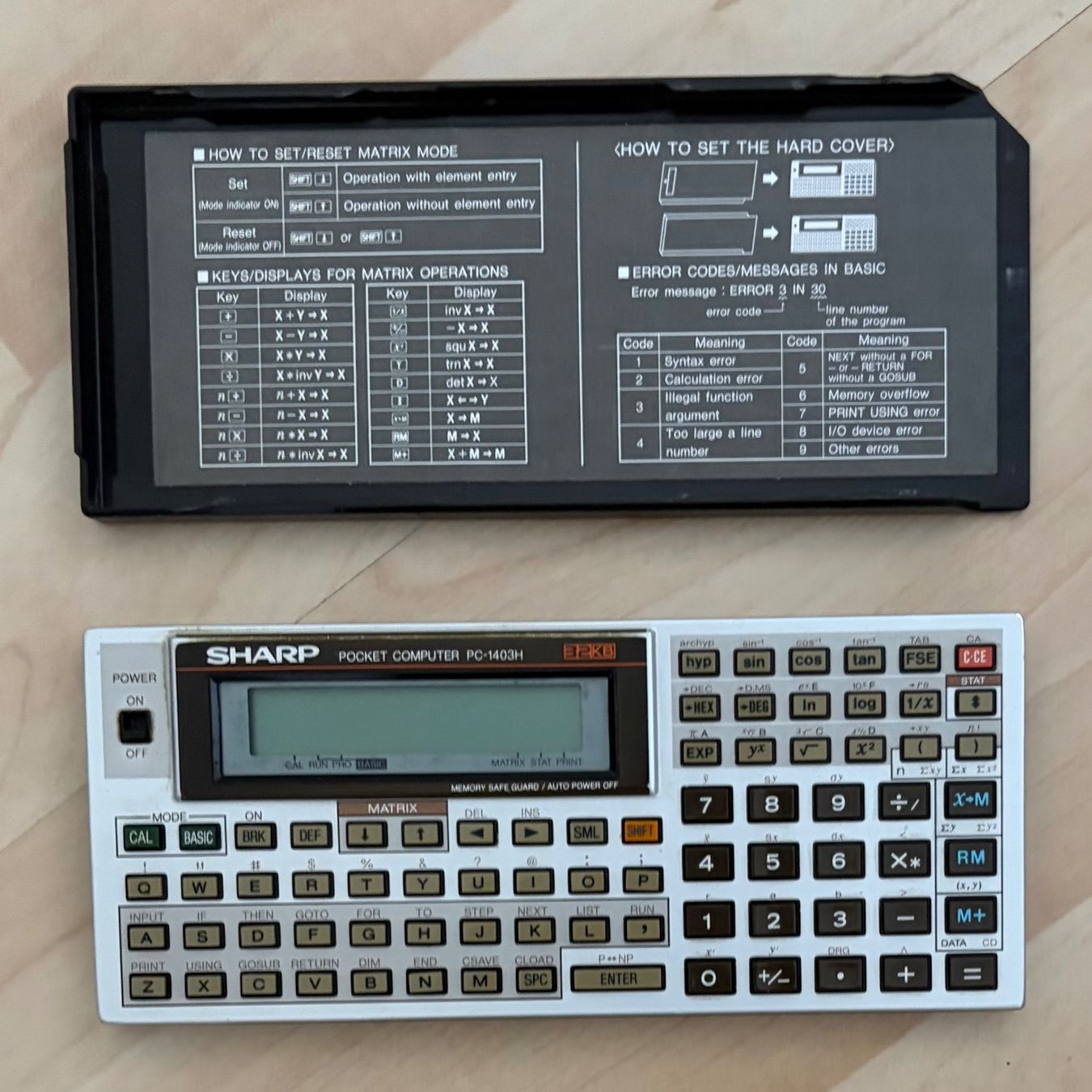 Sharp Calculatrices: Sharp PC-1403H – D'occasion à Zürich par dav_fv9k