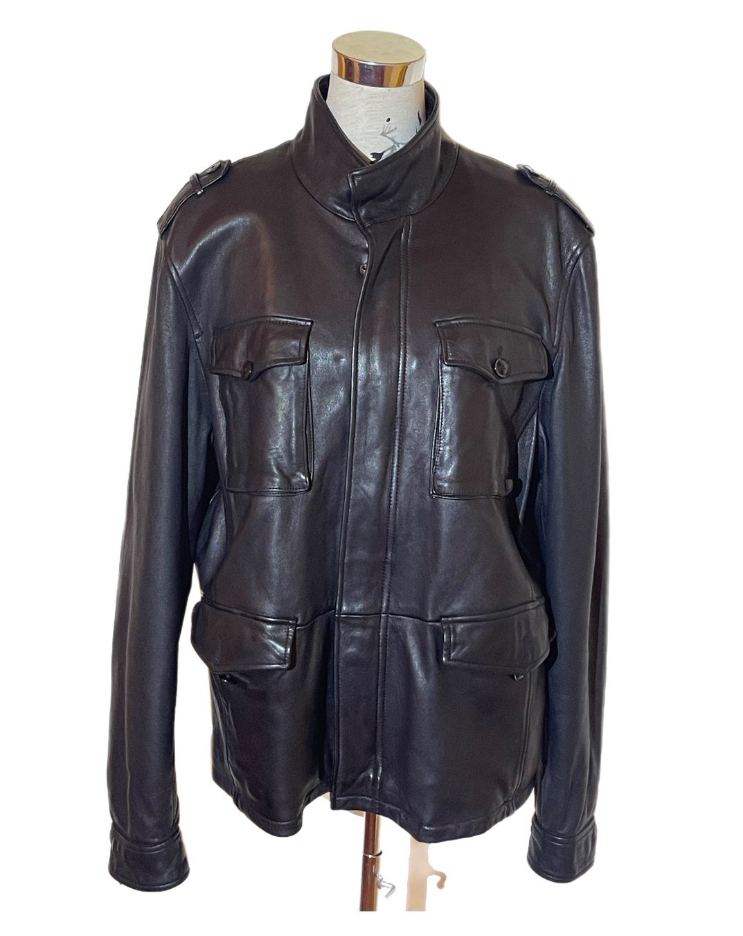 Banana Republic Giacche: Banana Republic classic leather jacket – Usato da Castagnola venduto da Car2X2N