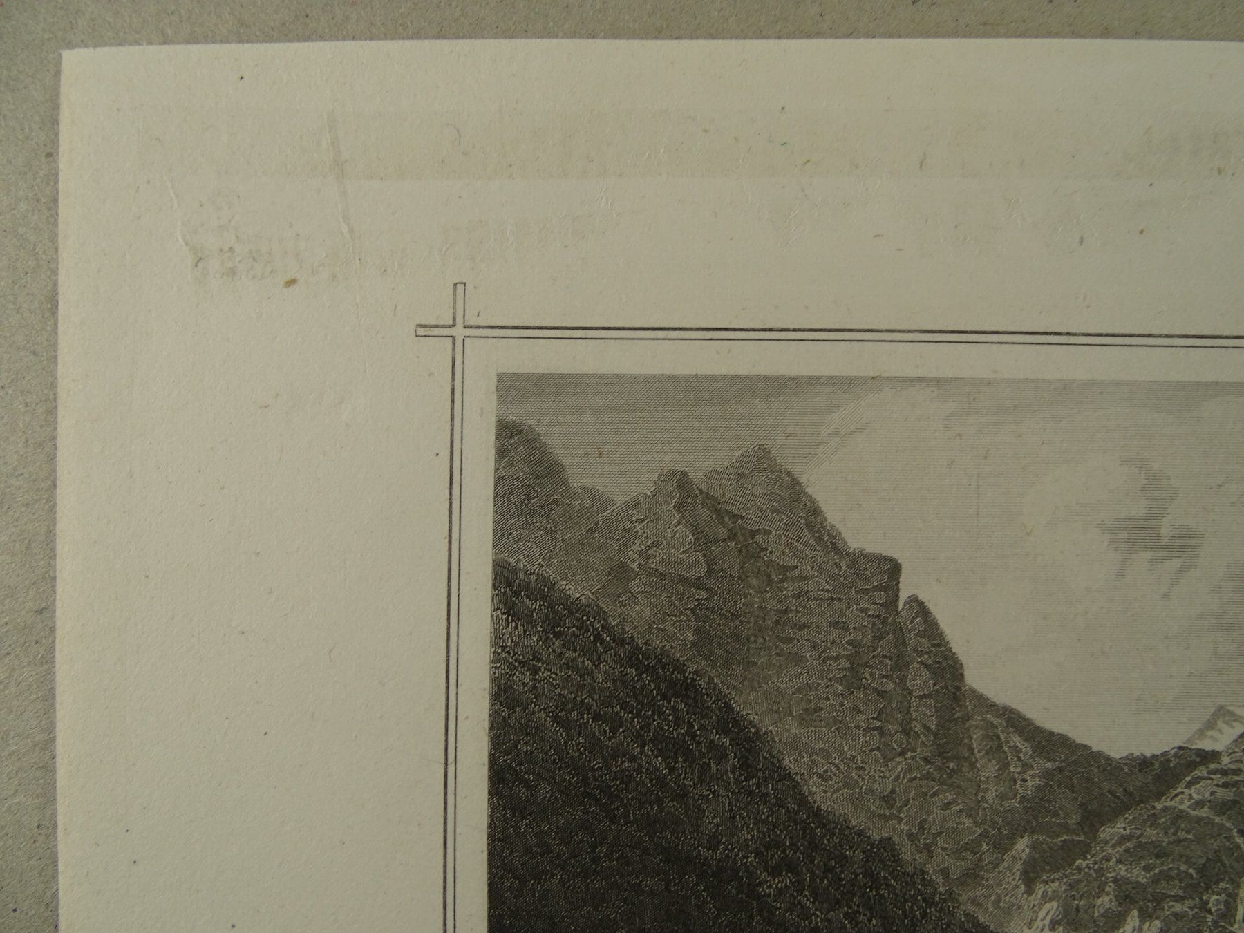 Stiche: BERGÜN, STAHLSTICH NACH ROHBOCK 1870 – Gebraucht aus Grüningen von Kartensammler 2