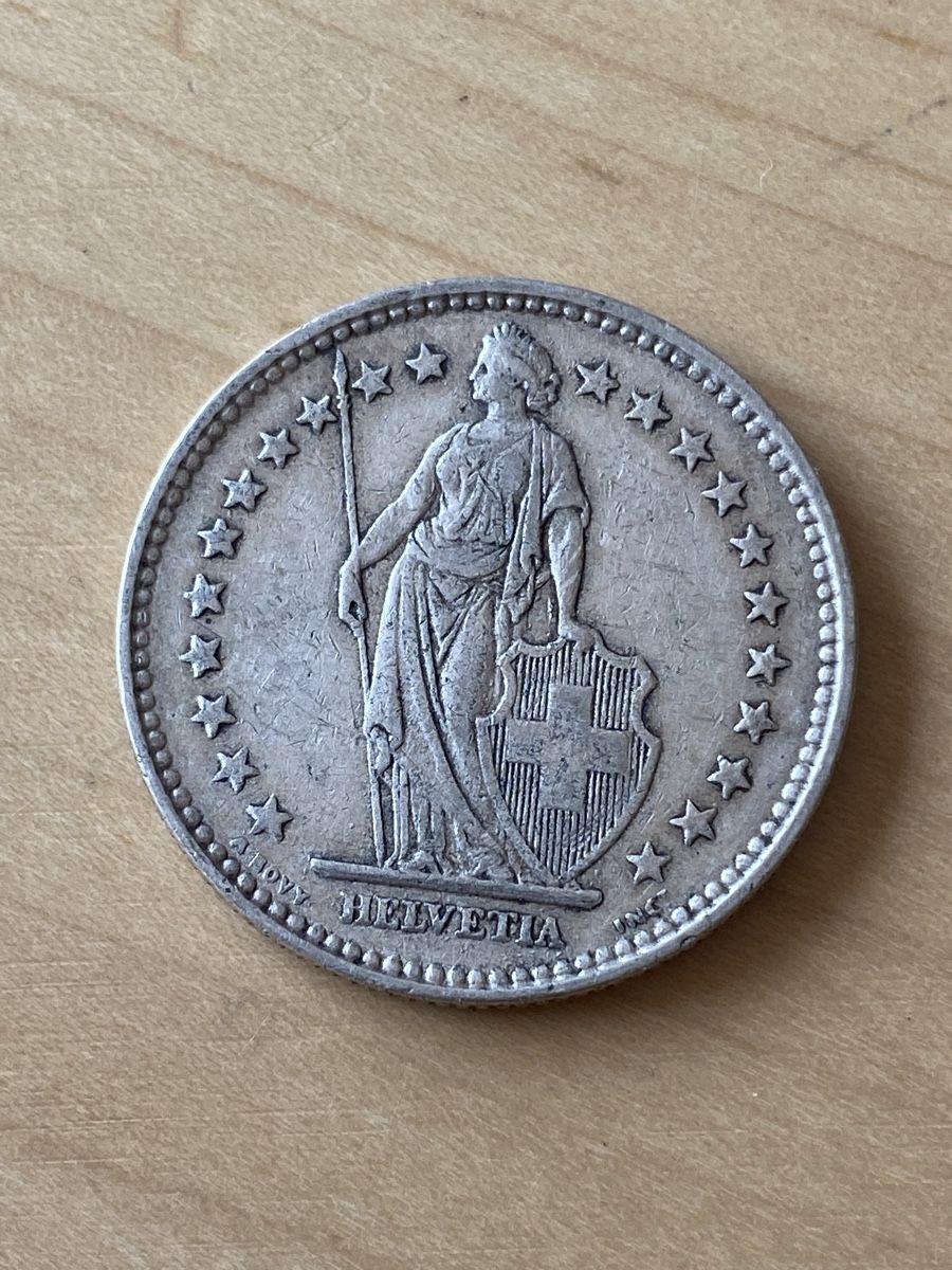 Tutti le monete: Zwei mal 2Fr Silber 1920 – Usato da Mosnang venduto da Goldwasser 3