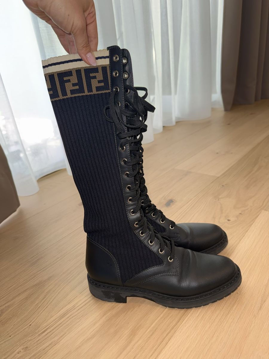 Fendi Damenschuhe: Bottes montantes Fendi, taille 40 – Gebraucht aus Martigny von Luxivore83 5