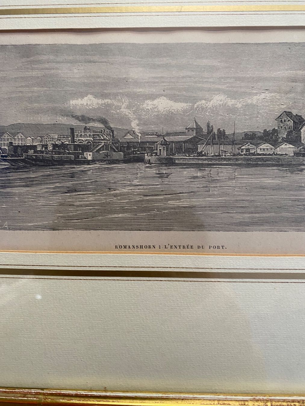 Stiche: Original Kupferstich Hafen Romanshorn – Gebraucht aus Kreuzlingen von don_ueli6wb5