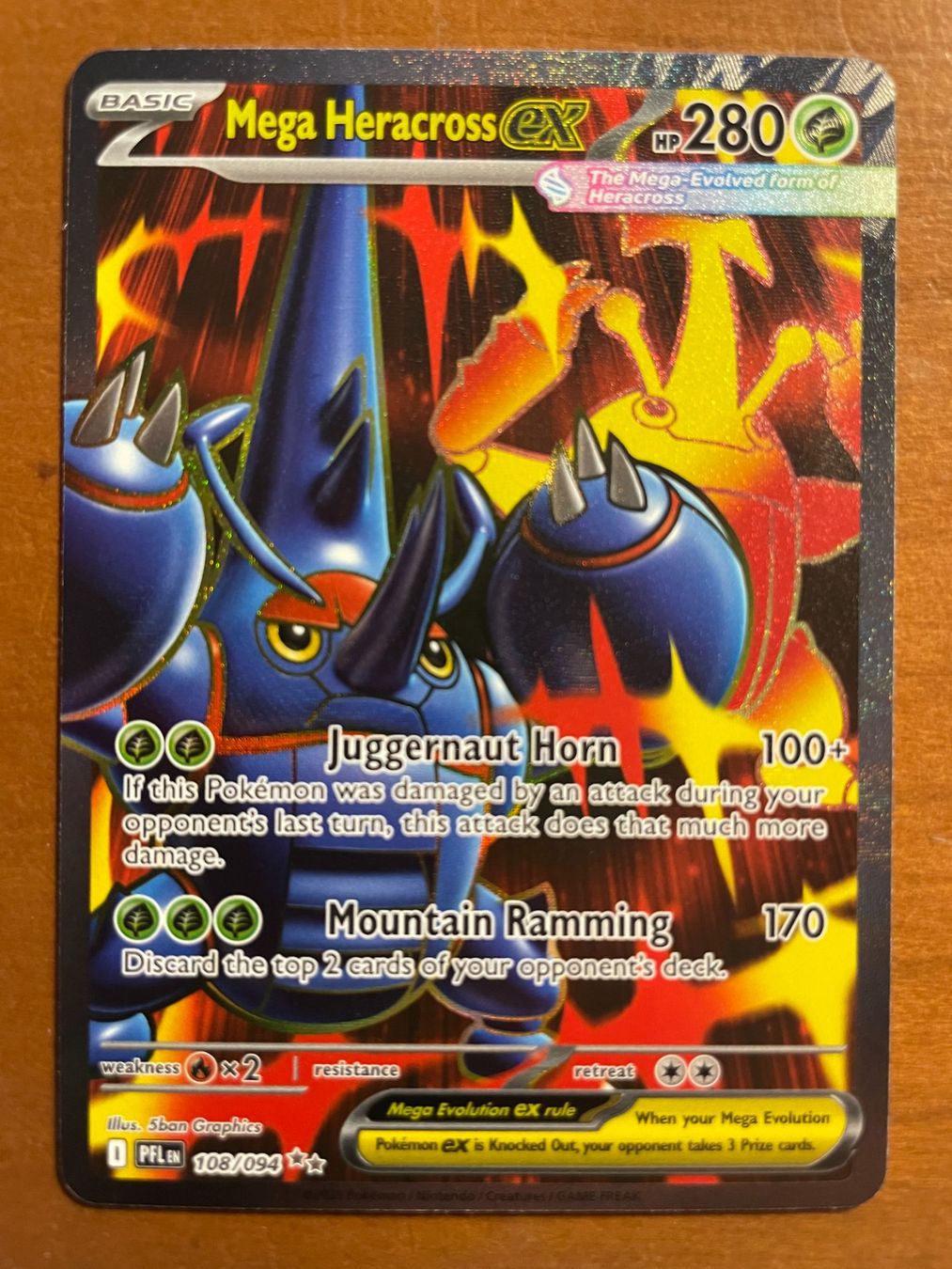 Pokémon Sammelbilder & Trading cards: Pokemon Mega Heracross eX (Versand gratis) – Neu (gemäss Beschreibung) aus Chur von Angerson