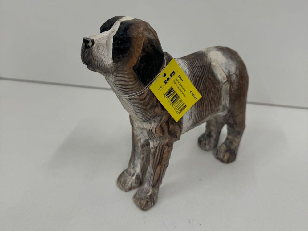 6x MDF-Verzierungen 'Bernhardiner Hund' – 3 Mm Dick, Lasergraviert, Zum Bemalen