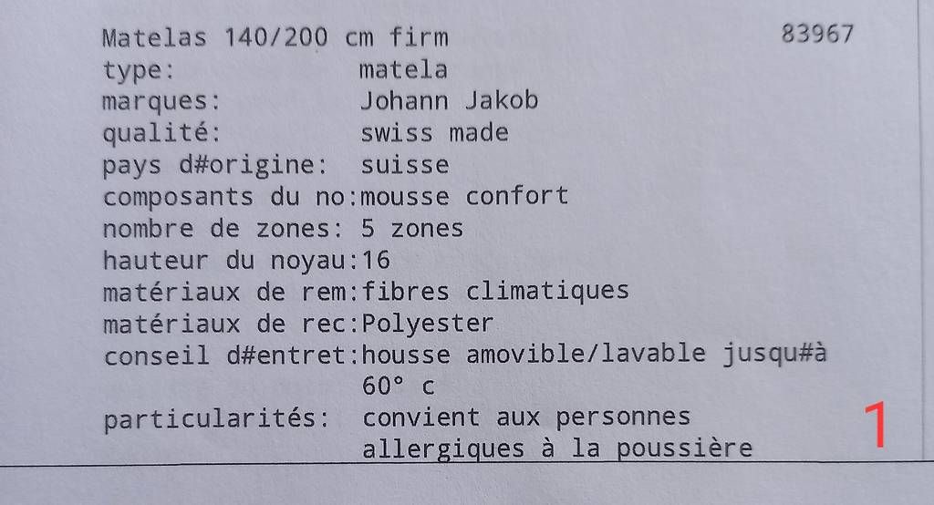 Letti: Lit 140/200cm – Usato da Lausanne venduto da flo_v9jc 4