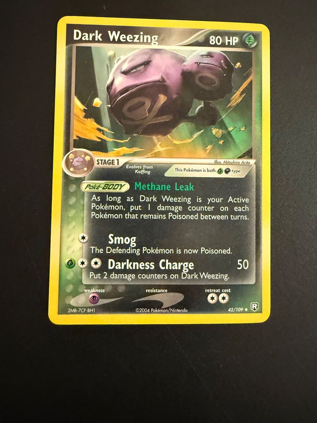 Pokémon Carte collezionabili: Dark Weezing - 42/109 - Team Rocket Returns – Usato da Zürich venduto da pokemon_cards