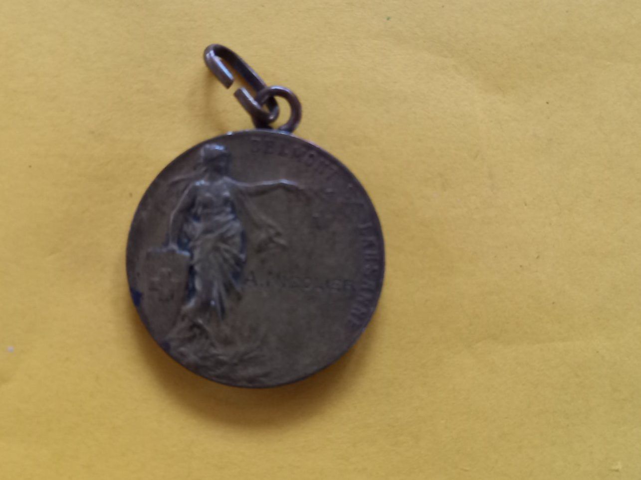 Médaille Comité Olympique Lausanne 1915 – Installation – Bronze – Edouard Elzingre