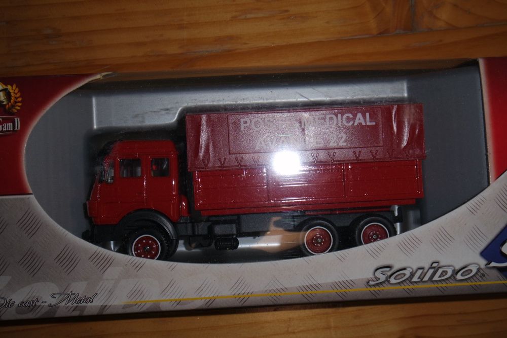 Camion Dodge Bâché Coca-Cola Jaune - Modèle Réduit Solido 1:43 - Occasion Comme Neuf