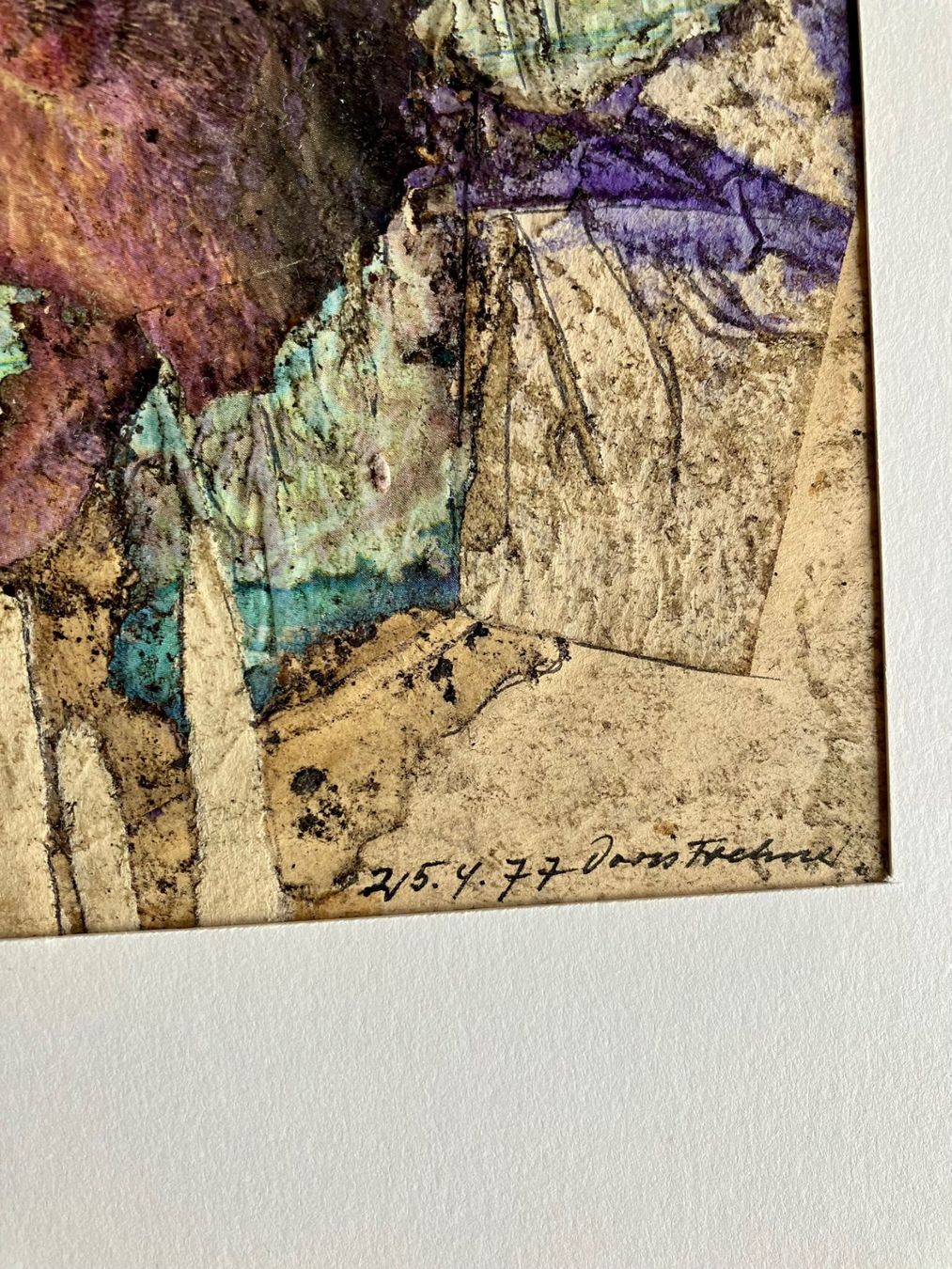 Dipinti: Collage von Doris Frehner Winterthur – Usato da Winterthur venduto da Barunggeli 2