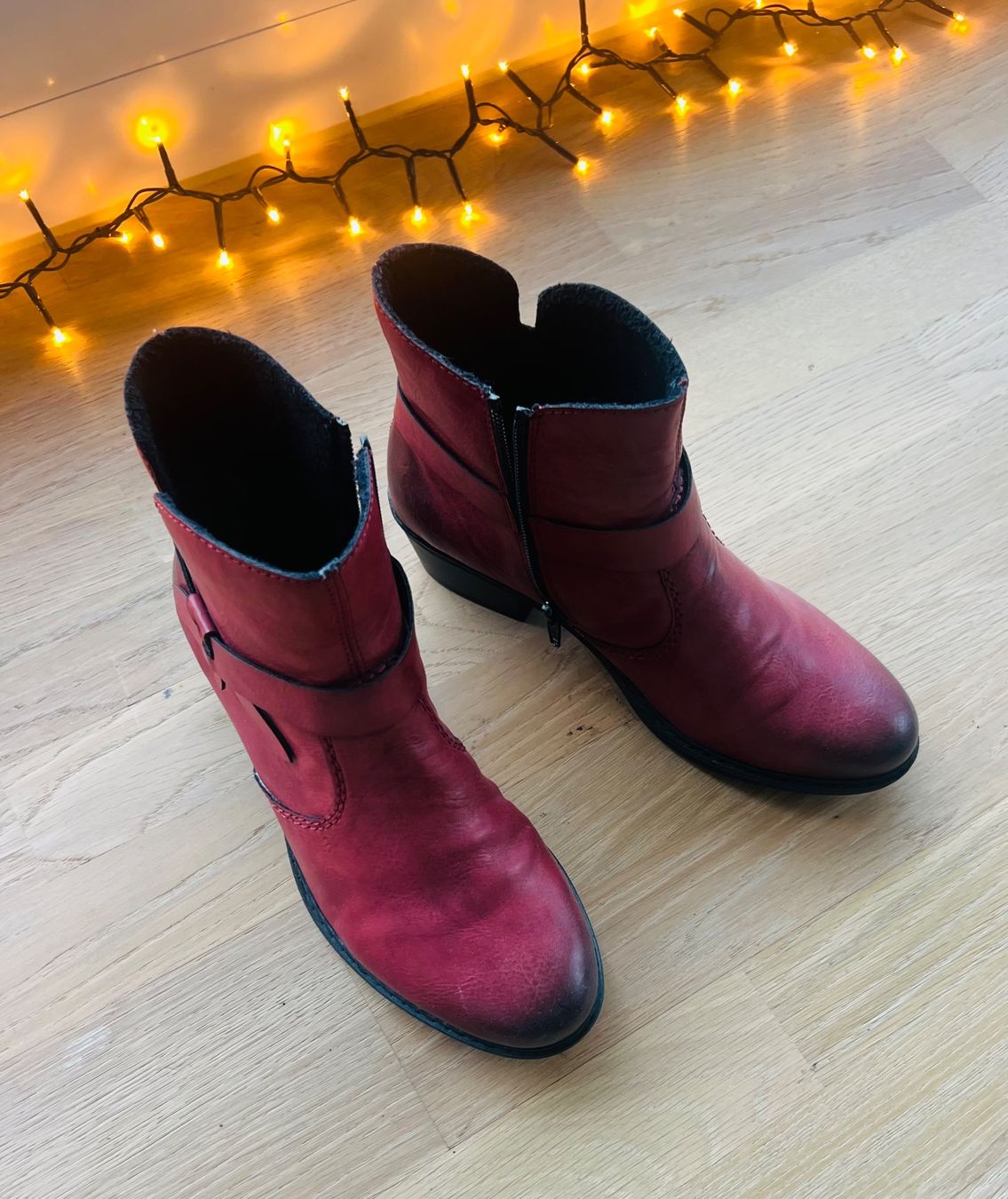 Rieker Scarpe da donna: Rieker Leder-Stiefeletten,Gr. 38, top! – Usato da Winkel venduto da lestelle