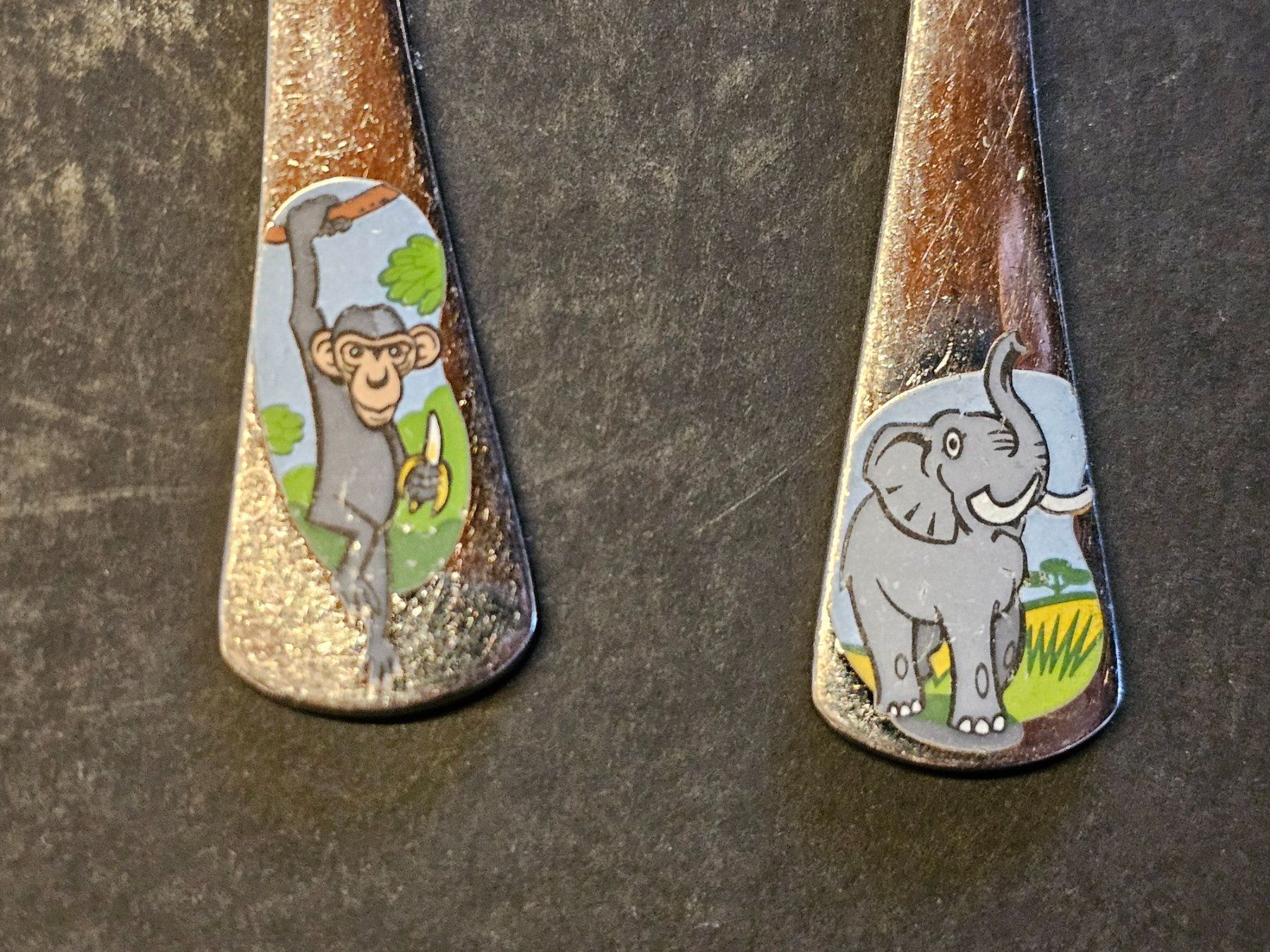 Couverts: Kinderbesteck mit Tiermotiven – D'occasion à Meisterschwanden par Hummer21 1