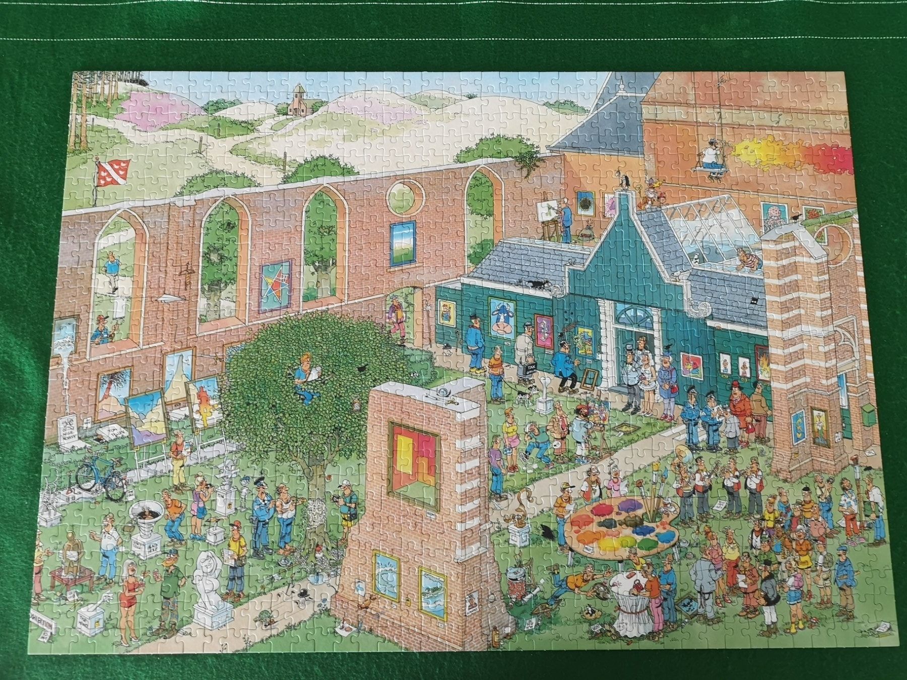 Puzzle: Der Kunstmarkt - zum Toppreis – Usato da Rothenburg venduto da Patri00 1