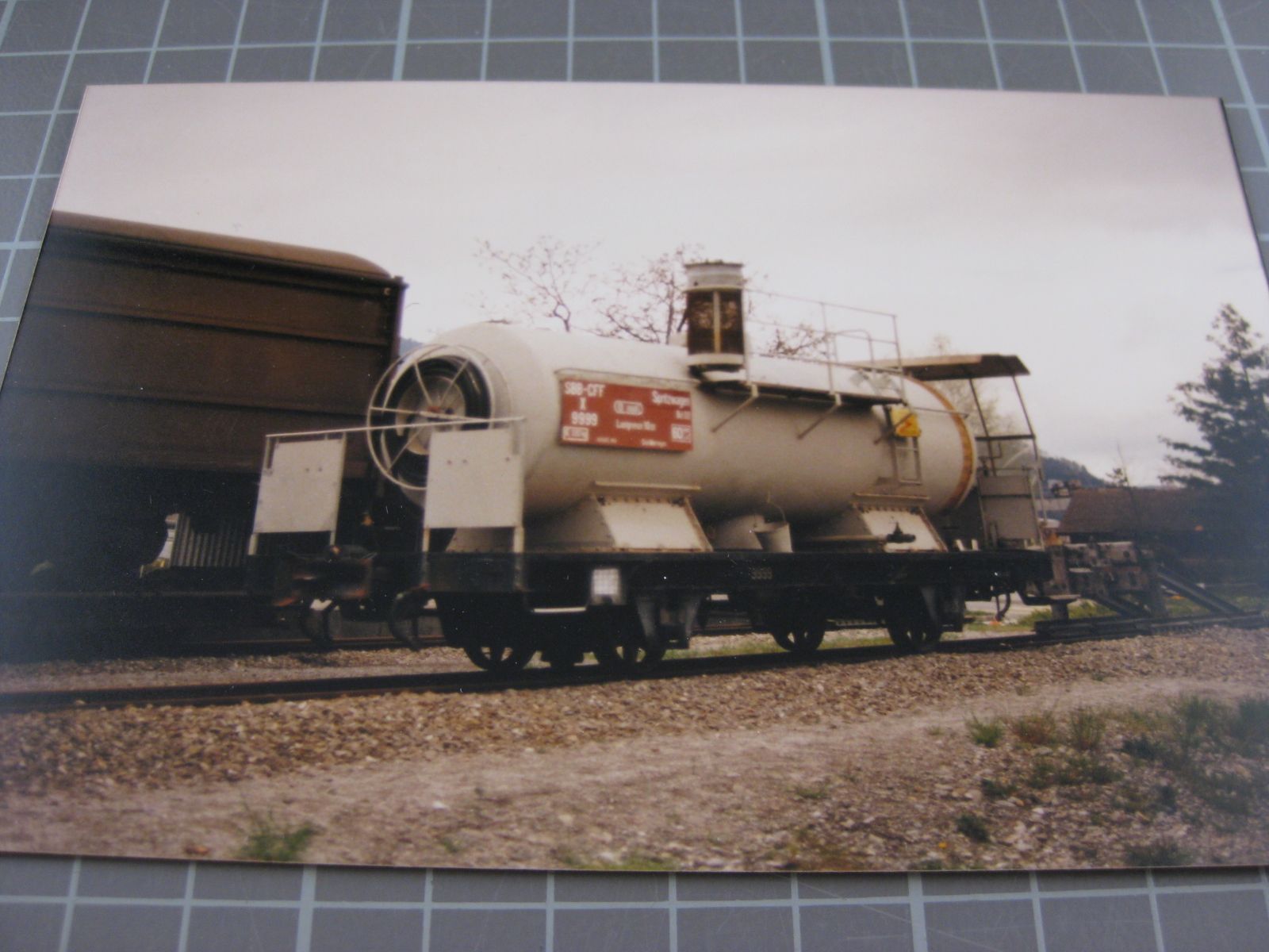 Ansichtskarten: Echtfoto Meiringen mit Bahn – Gebraucht aus Malters von Marosko