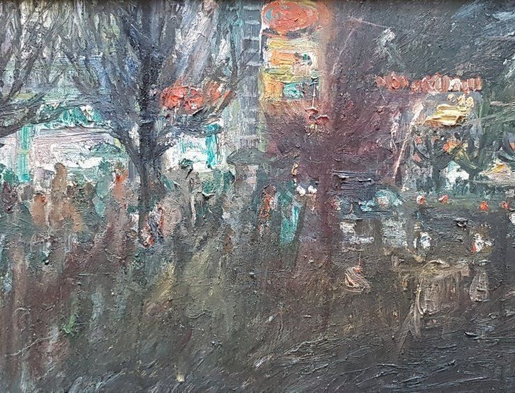 Dipinti: Erwin Schürch  -     Pilatus Strasse  - Schweizer Kunst – Usato da Horw venduto da Kunstreich7 1