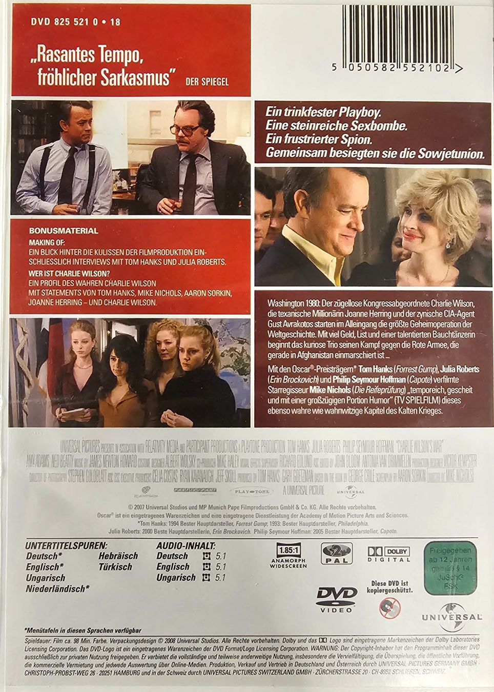 Tutti i DVDs: Der Krieg des Charlie Wilson – Usato da Wahlen b. Laufen venduto da Cg10 1